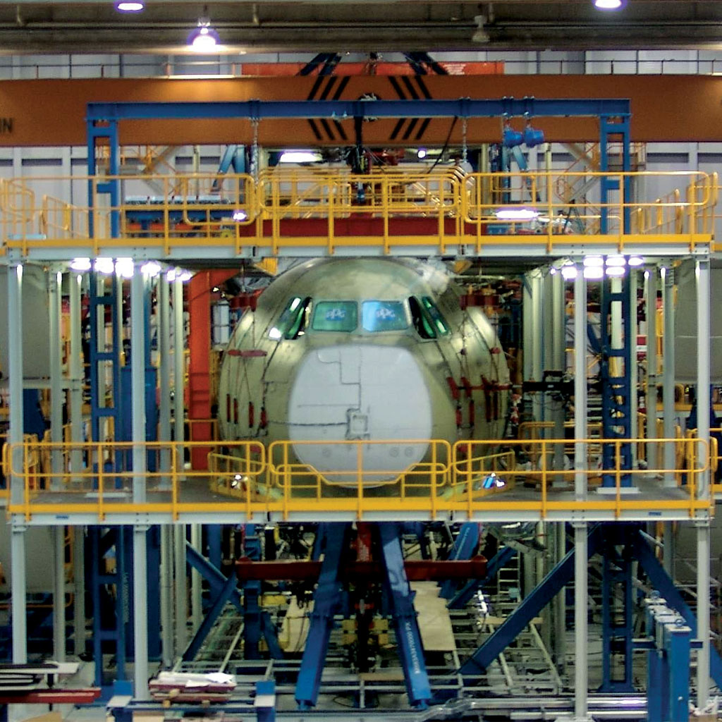 Militar Airbus: Proteção de artigos de teste em escala real