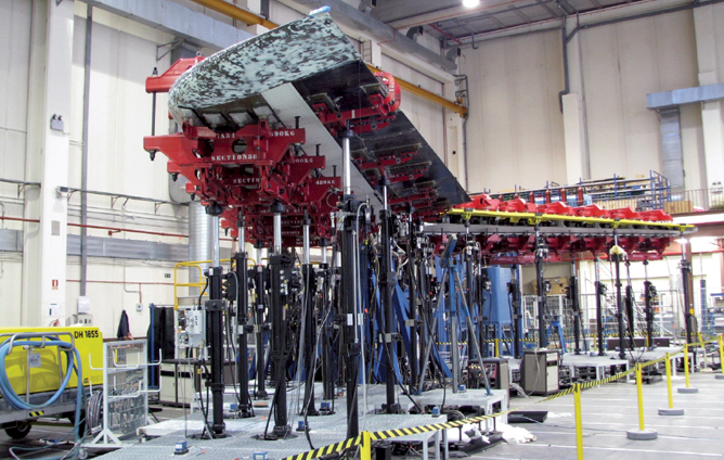 Airbus Military:  Protección de artículos de prueba a gran escala