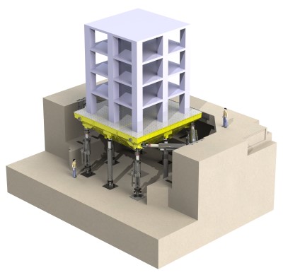 8x8 m shake table