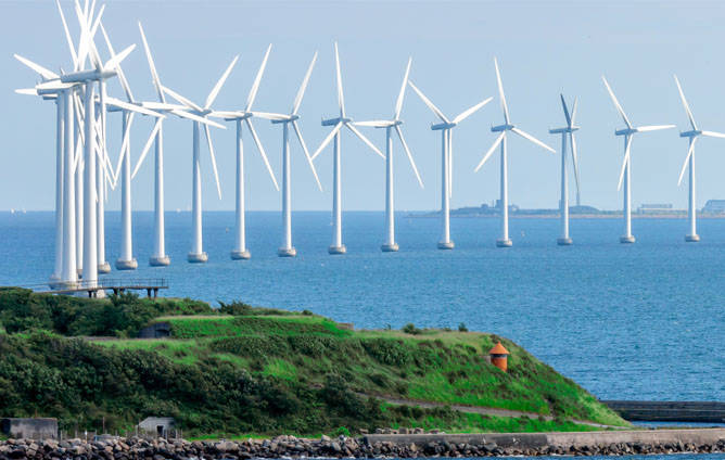 offshore wind turbines