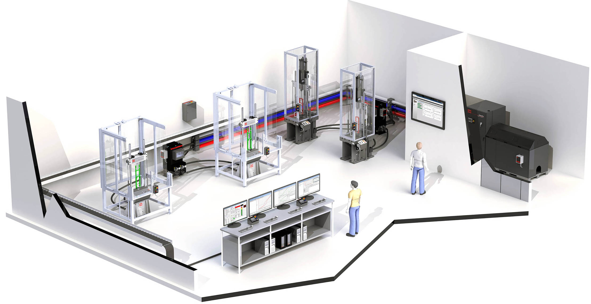 Laboratorio di test per ammortizzatori