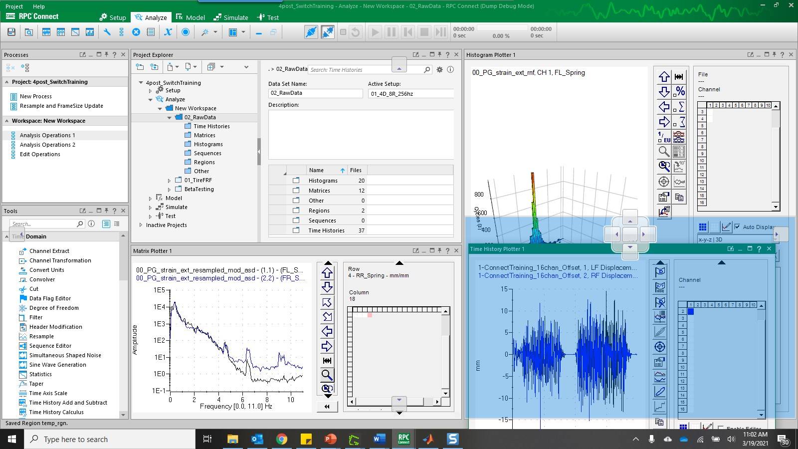 Interface graphique de RPC Connect